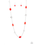 Paparazzi Glossy Glamorous Red Necklace - New - £3.52 GBP