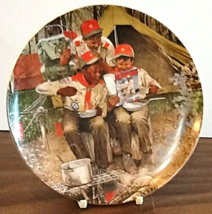 Plate Norman Rockwell Ceramic Collectible Plate IT&#39;S A BOYS LIFE - £11.99 GBP