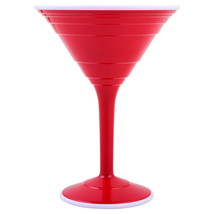 Reusable 12 oz Red Cocktail Cup - Dishwasher Safe &amp; Eco-Conscious, BPA Free - £8.80 GBP