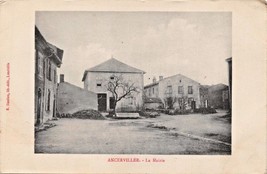 ANCERVILLER FRANCE-LA MAIRIE-TOWN HALL POSTCARD 1918 U.S WW1  SOLDIER ME... - $6.85