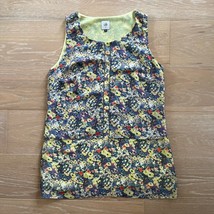 Cabi Women&#39;s Positano Floral Layered Sleeveless Sheer Blouse 5041 Small - $24.99