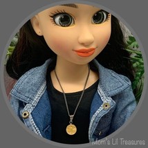 4 Leaf Clover Pendant Doll Necklace • 18 Inch Fashion Doll Jewelry - £5.38 GBP