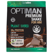 Optislim Optiman Plant Based Shake Chocolate 826g - $127.41