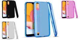 TPU Flexible Phone Cover Case For Samsung Galaxy A01 SM-A015 S111DL - £6.69 GBP+