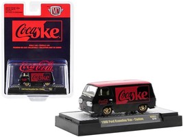 1966 Ford Econoline Custom Van &quot;Coca-Cola&quot; Black with Coke Red Top Limited Edit - £17.18 GBP