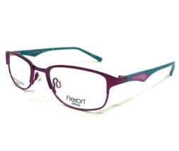 Flexon Kids Eyeglasses Frames VIRGO 664 Blue Purple Rectangular 47-18-130 - £37.20 GBP