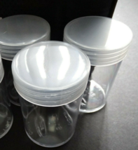 Lot 3 BCW Silver Dollar Round Clear Plastic Coin Storage Tubes w/ Screw ... - £2.34 GBP