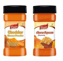 Cheddar Cheese Powder with Cheese Popcorn Seasoning 100 Gram Pack Of 2 - £14.81 GBP