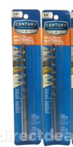 Century Drill &amp; Tool Multi-Material 80218 1/4&quot; Drill Bit Pack Of 2 - £16.71 GBP