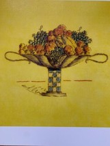 Michael Graves Still Life Yellow Trace Paper With Color Croute Bowl Print - £29.59 GBP