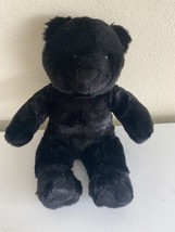 Build a Bear Workshop  all BLACK BEAR Stuffed Soft Plush Animal Toy Reti... - $12.86