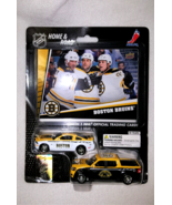 BOSTON BRUINS MUSTANG GT &amp; FORD SVT HOME/ROAD DIECAST W/TEAM ACTION CARD - £8.69 GBP