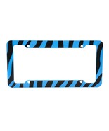 Zebra Blue and Black Auto License Plate Frame - $54.52 MXN