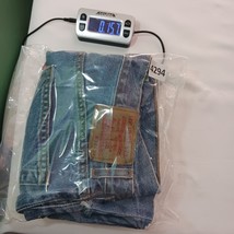 Levi's 550 Relaxed Fit Women's Blue Cotton Denim Jeans Cutting In Shorts (34×7) image 9