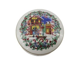 1992 Heritage House Music Box Melodies of Christmas Silver Bells Round  - £7.84 GBP