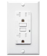 GFCI Receptacle 20A 125V with LED Indicator Tamper Resistant White (Box ... - $123.75