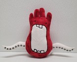 Zeezees Snacks Plush Red Monster Tentacles 8&quot; Stuffed Toy - $24.65