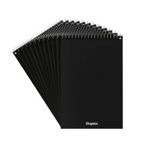 Staples Steno Pads 6&quot; x 9&quot; Gregg Ruled Green 80 Sheets/Pad Dozen Pads/Pack - $29.99