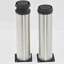 Bluemoona 4 pcs - Furniture Cabinet 200mm 7.87" Adjustable Stainless Steel Cabin - $23.55