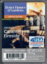 Smoked Caramel Fireside Better Homes and Gardens Scented Wax Cubes Tarts Melts - $4.00
