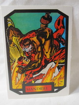 1987 Marvel Comics Colossal Conflicts Trading Card #47: Mandrill - £4.70 GBP