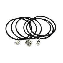 Twilight Saga New Moon Jewellery Jelly Bangle w/ Charms Ed2 - £12.60 GBP