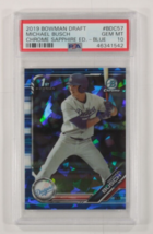 2019 Bowman Chrome Draft Sapphire Edition Blue Michael Busch PSA 10 #BDC-57 /99 - £137.86 GBP