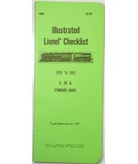 Lionel O/OO/STD Gauge Illustrated Checklist Guide 1929-1974 Ladd Publica... - $6.00