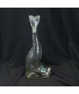 Fish Bottle Decanter Dobson&#39;s Shad Ro Branco 1969 Portugal 13-1/2&quot; with ... - $111.54 CAD