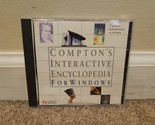 Compton&#39;s Interactive Encyclopedia for Windows (PC CD-Rom, 1992) 1.01VW - $18.99