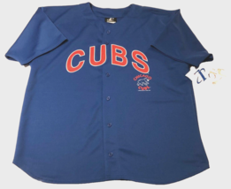 $25 Chicago Cubs MLB NL Logo Athletic Vintage 2001 Royal Blue Red Jersey... - £20.69 GBP