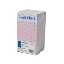 Royal - GCP3632-1-IN Pink Guest Check Board, 1 Part Booked with 15 Lines... - $31.99