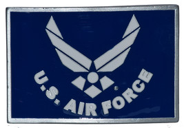 U.S. AIR FORCE WITH HAP ARNOLD WING - Cast Belt Buckle - $23.00