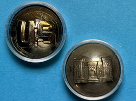 1946-1962, ENGINEER BRANCH, COLLAR DISKS, TYPE IIIB, ENLISTED, SILVER, D... - $21.02 CAD