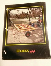 VINTAGE 1970&#39;s WILBECK EQUIPMENT WHEELED CHISEL PLOW FARM TRACTOR SALES ... - £15.35 GBP