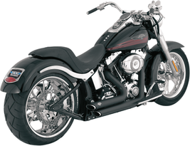 VANCE &amp; HINES Shortshots Staggered Exhaust System - Matte Black Ceramic 47221 - £462.77 GBP