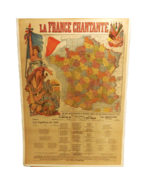 La Chantante France &quot;The French Singer&quot;, Canvas Poster, Song Lyrics, Vin... - $122.30 CAD
