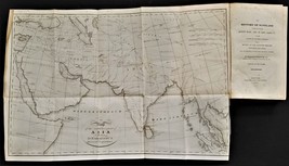 1844 Antique History Of Scotland W Foldout Map And History India W Foldout Map - £70.92 GBP