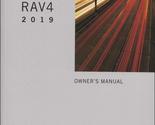 2019 Toyota RAV4 Owners Manual Original - Gas Models [Paperback] Toyota - $51.43