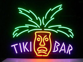 Brand New Tiki Bar Paradise Palm Beer Bar Neon Light Sign 16&quot;x14&quot; [High Quality] - £111.11 GBP