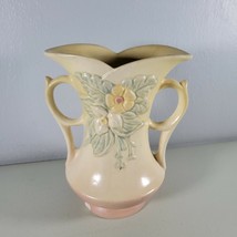 Hull Vase 1940s W6 7/5 Multicolor Yellow / Pink Vintage - $17.54