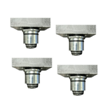 Atlas Automotive Equipment Set of 4 Slotted Rubber Adjustable Adapters, 2" Peg - $485.49