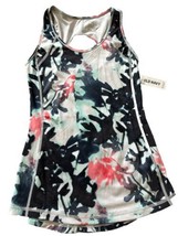Old Navy Active Go Dry tank womens floral fitted Open Hole workout Size XS - £10.97 GBP