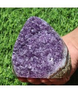 Amethyst Geode cathedral crystal cluster - 3.5X4.9X5 Inch(2.99Lb) - $268.84 CAD