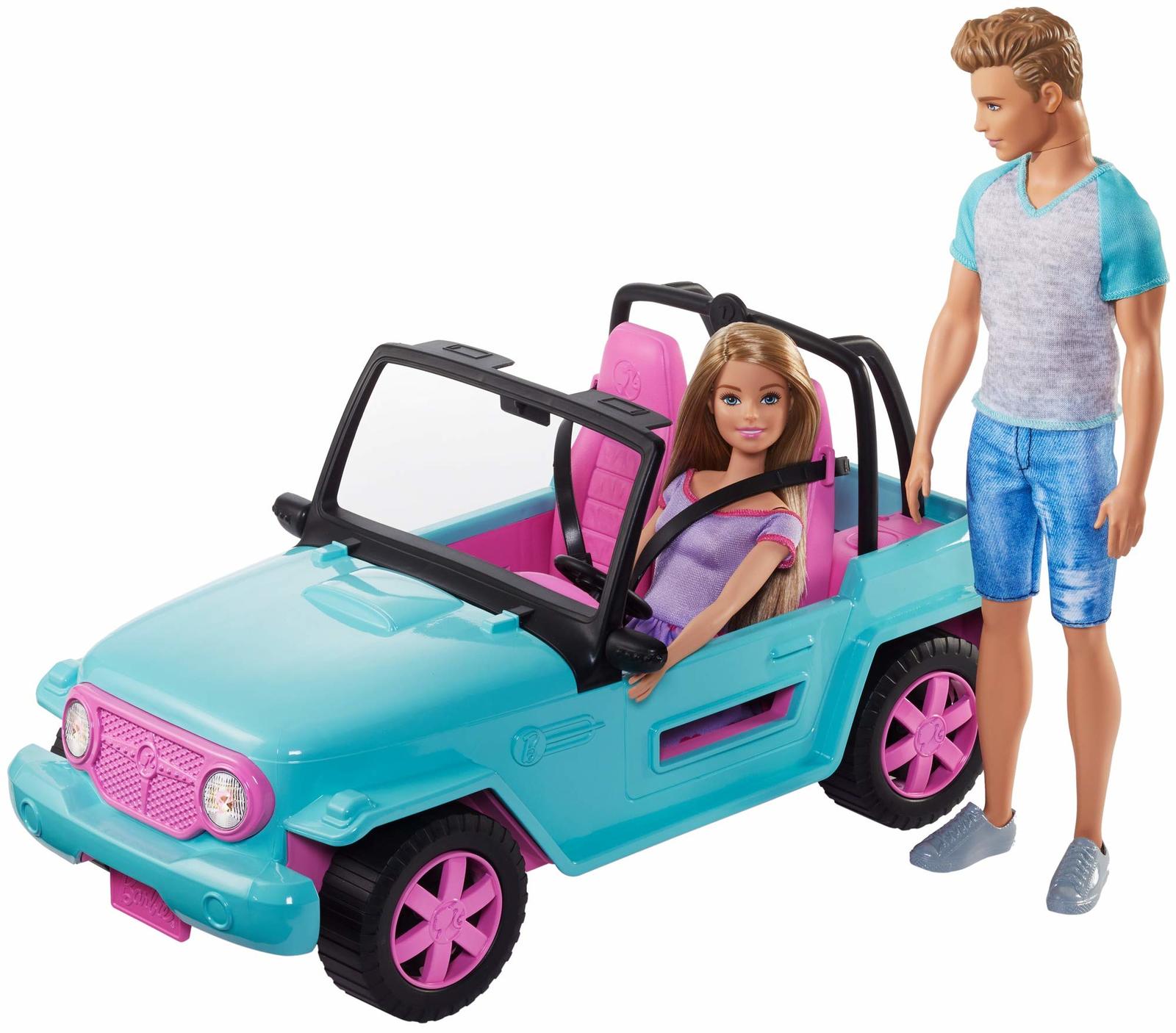 Barbie GHT35 Playset with Off-Road Vehicle and Doll, and Ken in Clothes and Acce Item image 7