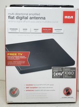 RCA ANT1450BF Multi-Directional Digital Flat Amplified HDTV Antenna-Black - £27.20 GBP