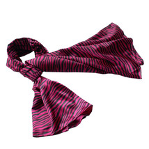 Blancho Fushcia Funky Zebra Animal Pattern super soft Silk Scarf/Wrap/Shawl(L... - £21.08 GBP