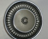1977 1978 Cadillac Fleetwood 15 Inch Stainless Hub Cap Goldtone Center w... - $57.57