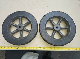 24SS23 Husqvarna PW3100 B&amp;S EXI875 Parts: 2 Wheels, 10&quot; X 1-3/4&quot; X 1/2&quot; +/- Oa - £13.30 GBP