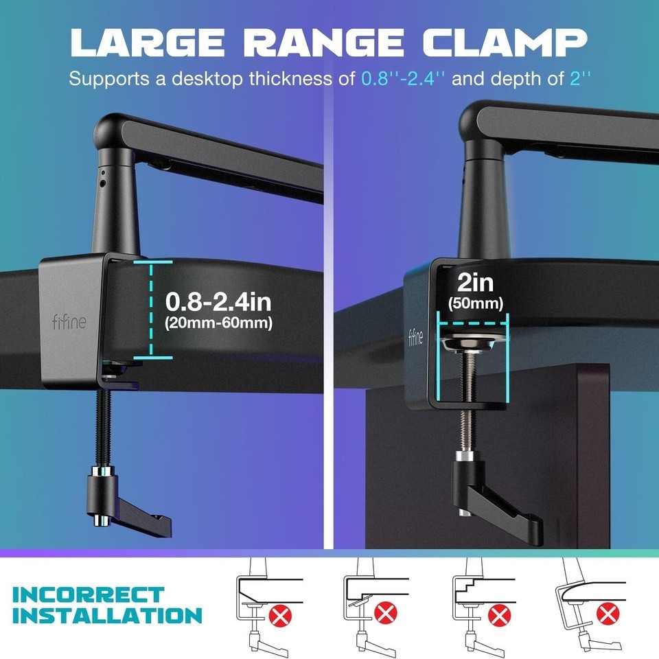 Versatile Adjustable Microphone Boom Arm for Podcasts, Gaming & Video Creation Item image 8